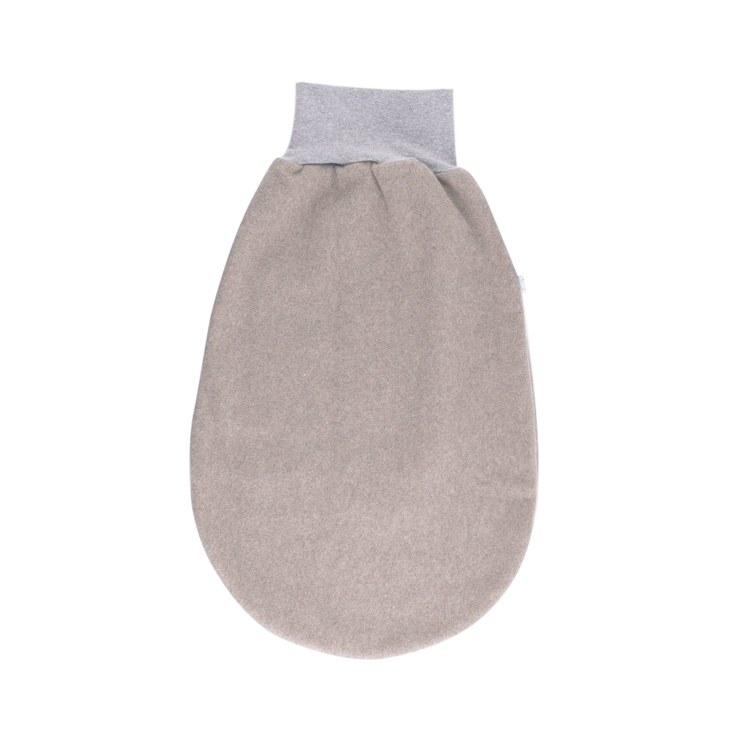 Strampelsack Baumwollfleece beige