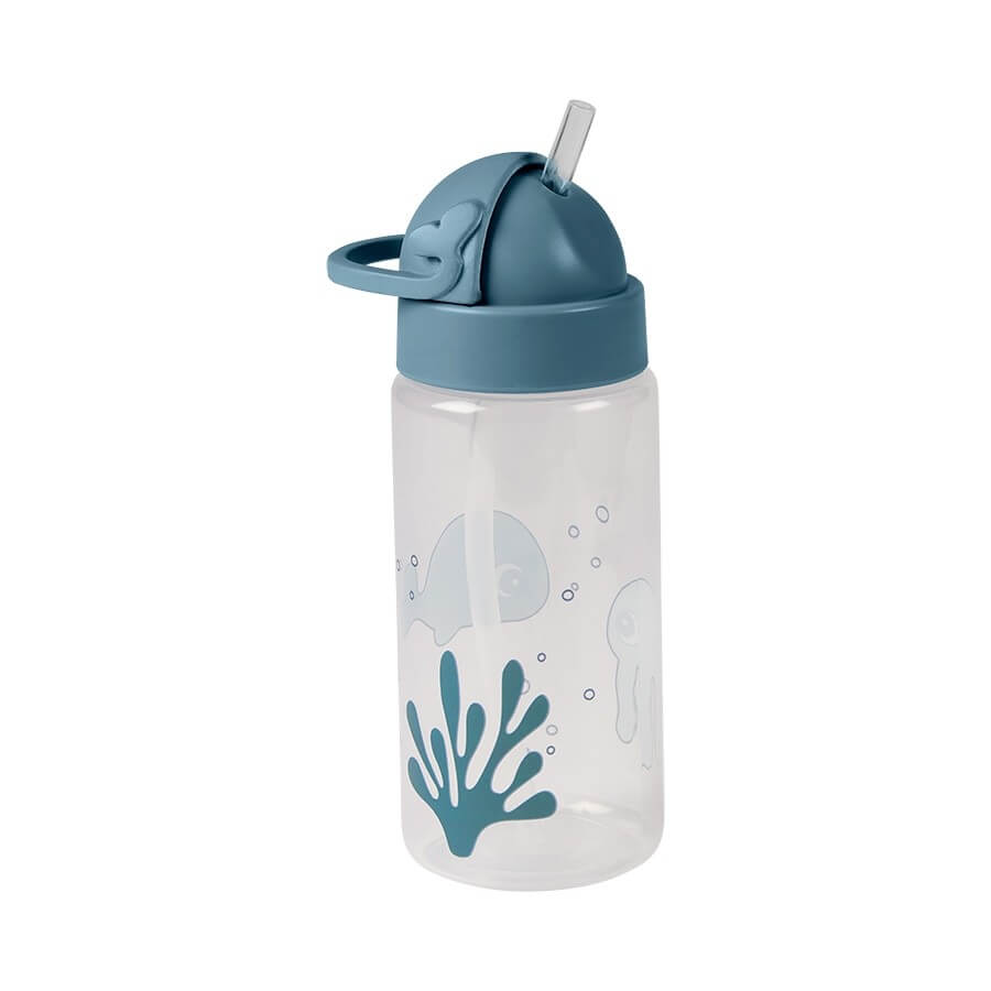 done by deer Trinkflasche Sea Friends blau 350ml | Kita & Schule