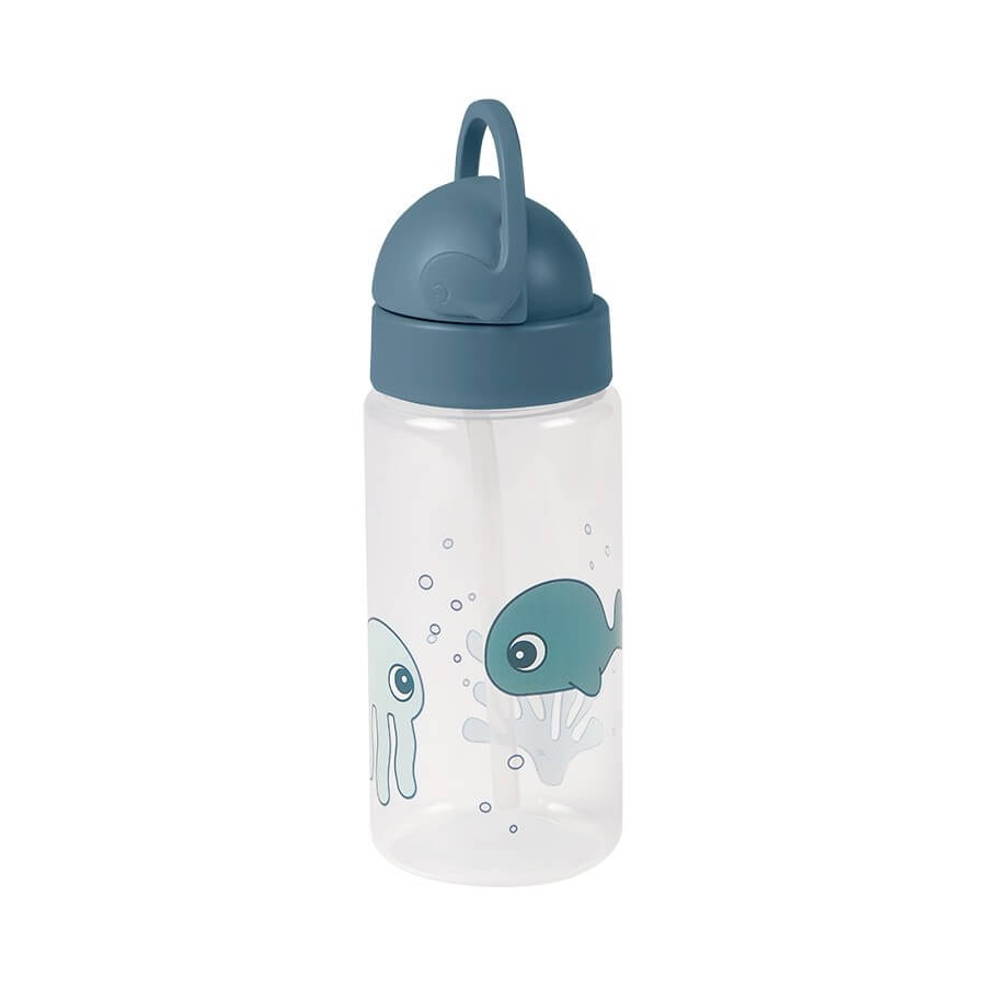 done by deer Trinkflasche Sea Friends blau 350ml | Kita & Schule