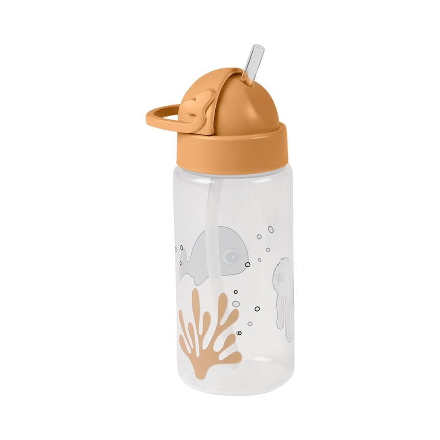 done by deer Trinkflasche Sea Friends, senfgelb 350ml | Kita & Schule