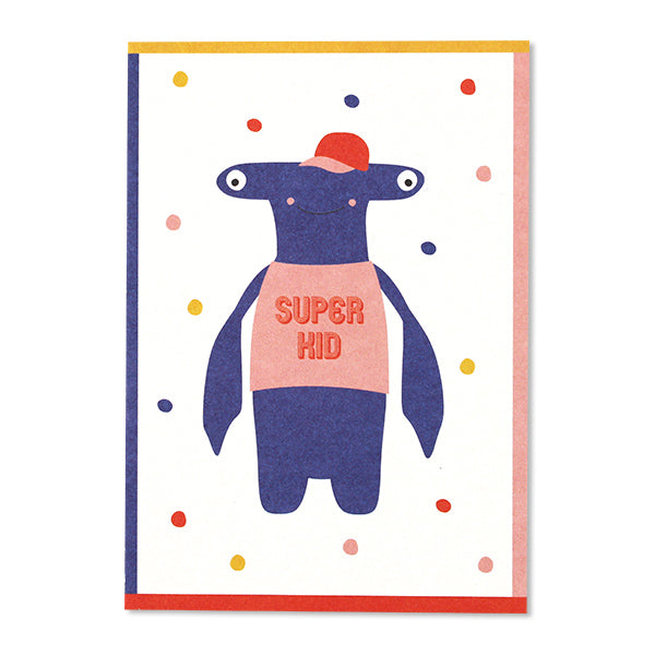 Postkarte Hammerhai – Superkid