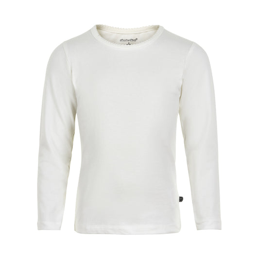 Langarm-Shirt | weiß
