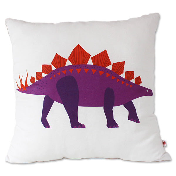 Kinder-Kissenbezug Dino violett