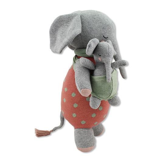 Ava&Yves // großes Kuscheltier Elefant "Marlene" mit Baby