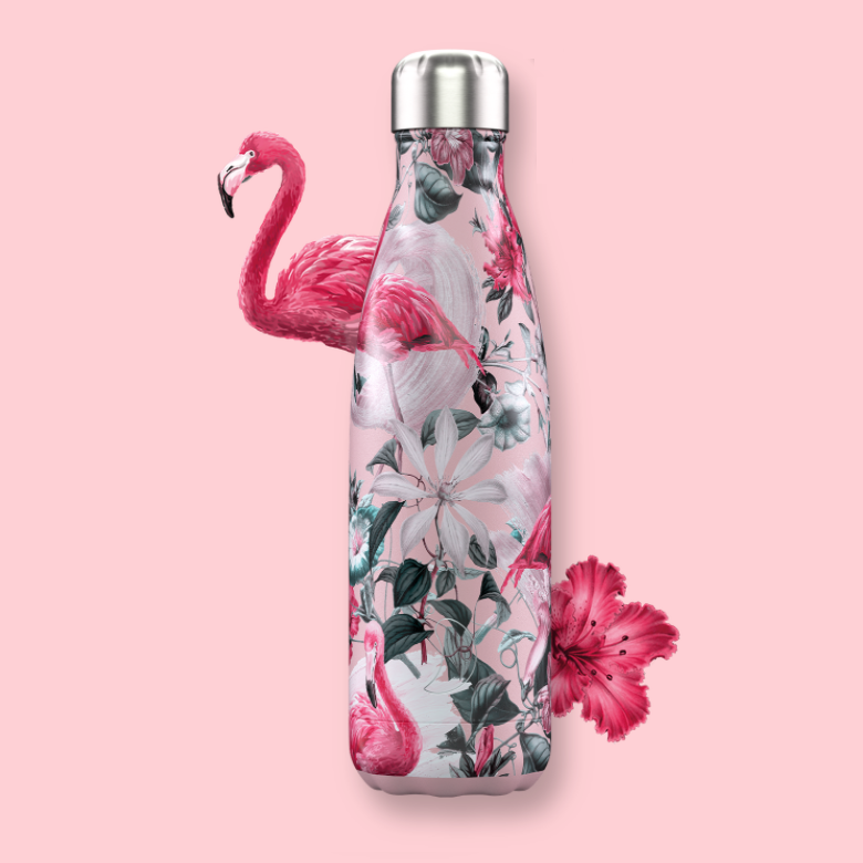 Isolierflasche Tropical Edition "Flamingo" 500 ml