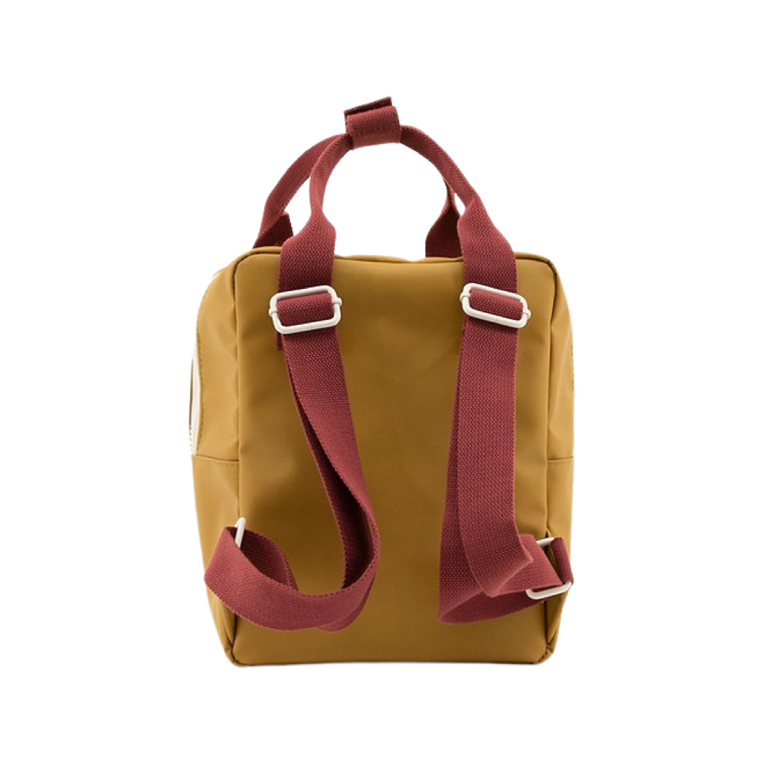 Kleiner Rucksack Golden | inventor green + flowerfield green