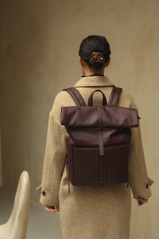 Herb backpack | mahogany